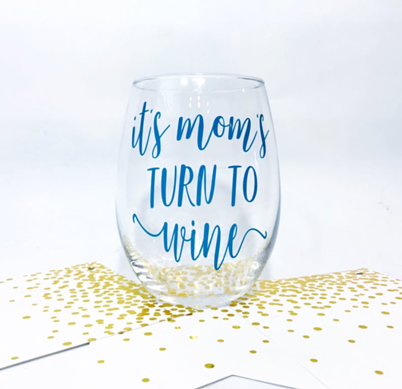 Mother's Day Wine Glass