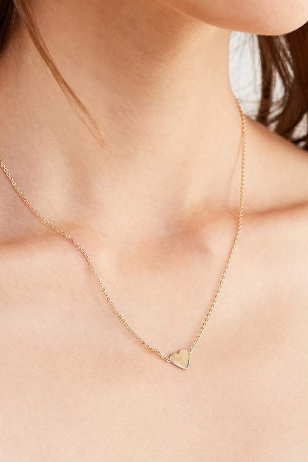 Urban Outfitters Simple Heart Charm Necklace