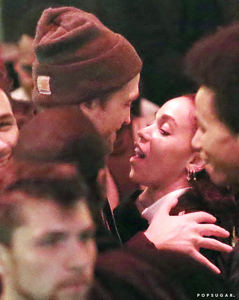 Robert Pattinson and FKA Twigs Kissing in LA