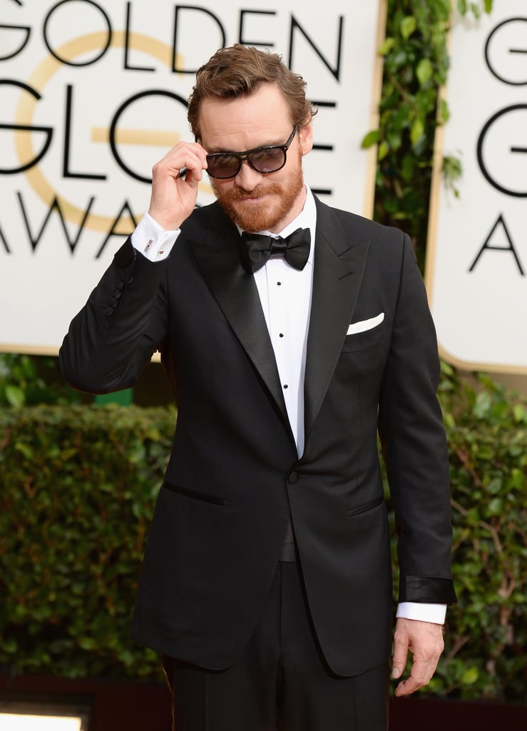 7. Michael Fassbender Shows Up at the Golden Globes