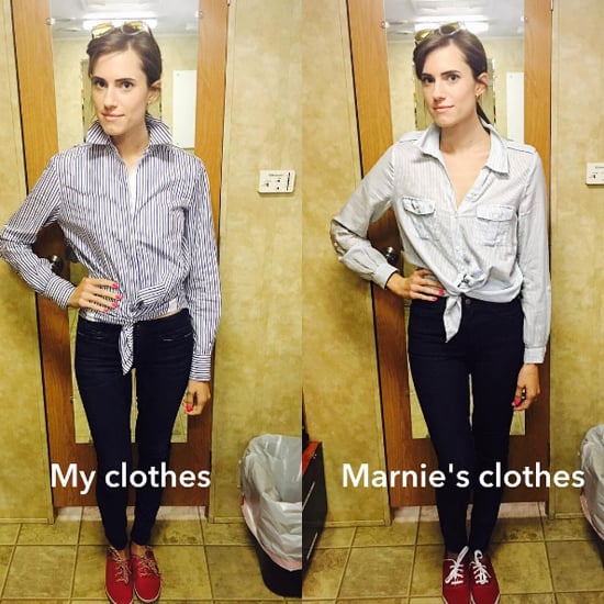 Allison Williams Marnie Twinning Instagram May 2016