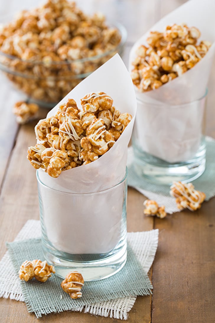 Pumpkin Spice White Chocolate Caramel Popcorn