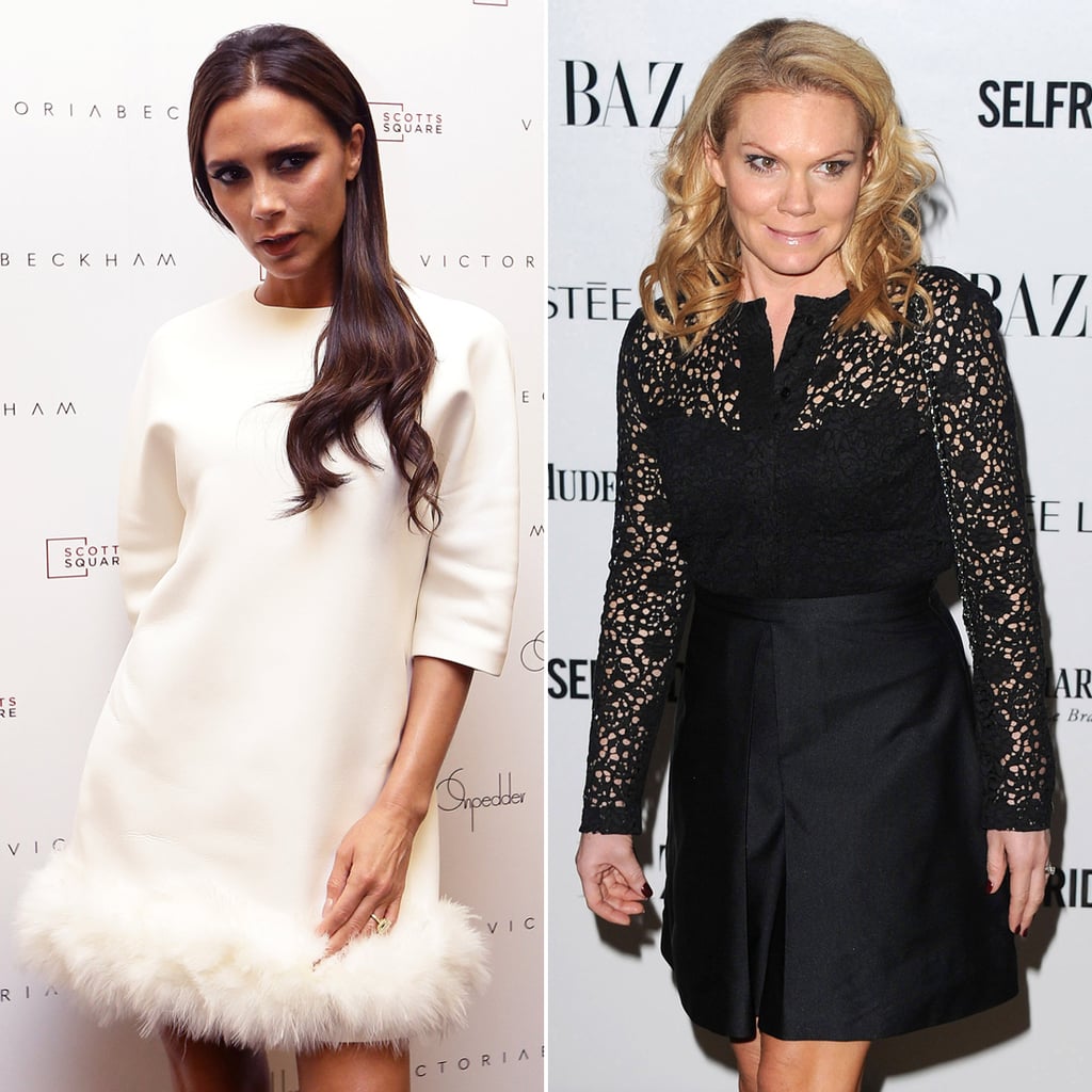 Victoria Beckham and Louise Adams Celebrities With Their Siblings
