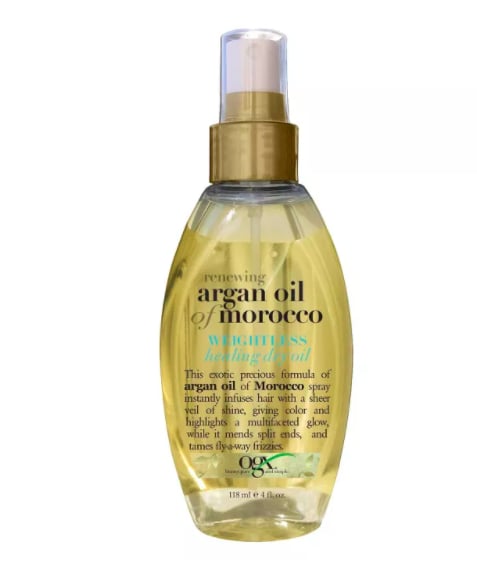 Hair Oil: OGX Moroccan Argan Healing Oil Spray
