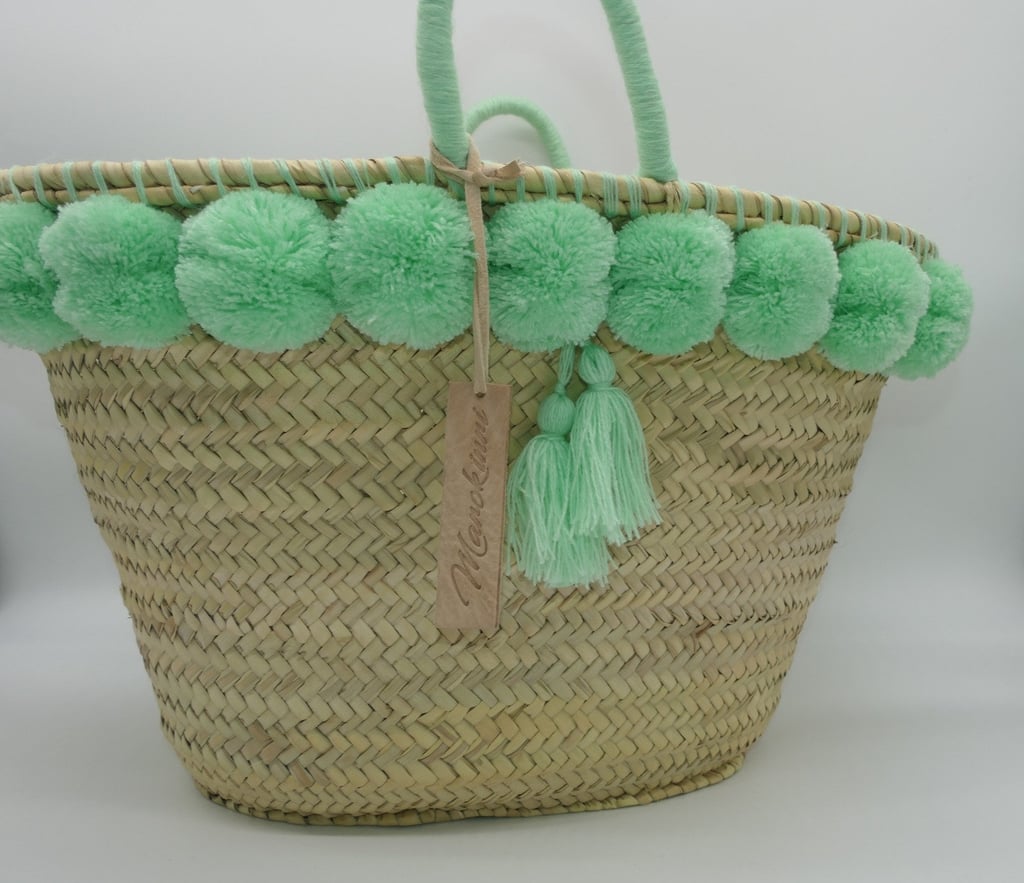 Marokinri PomPom Straw Bag