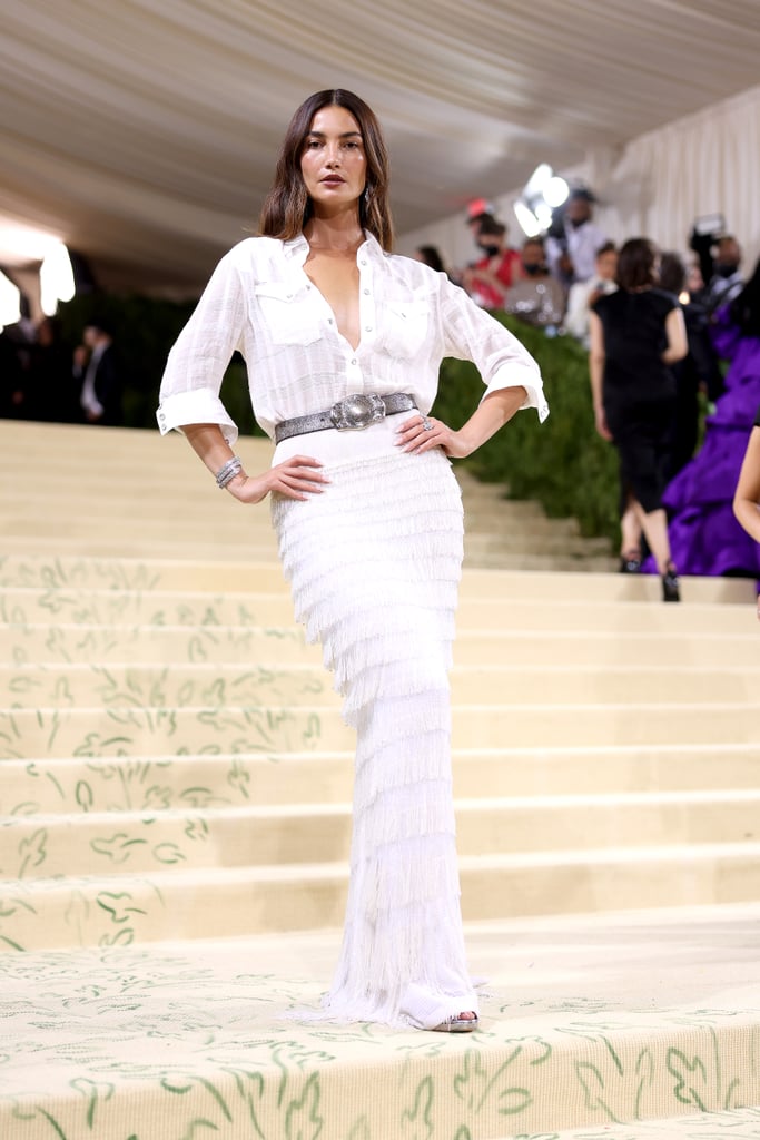 Lily Aldridge at the 2021 Met Gala