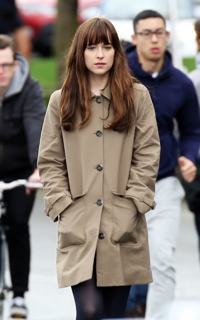 Dakota Johnson Fifty Shades Darker Set Pictures