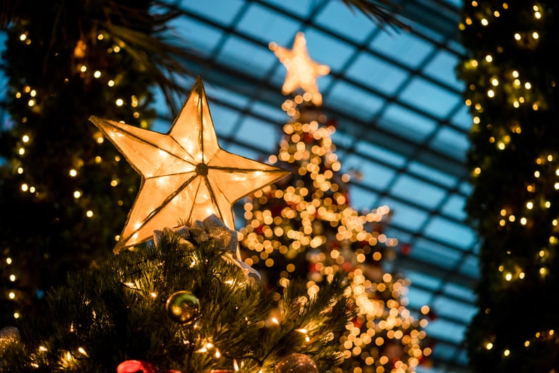 Christmas Zoom Background: Tree Star