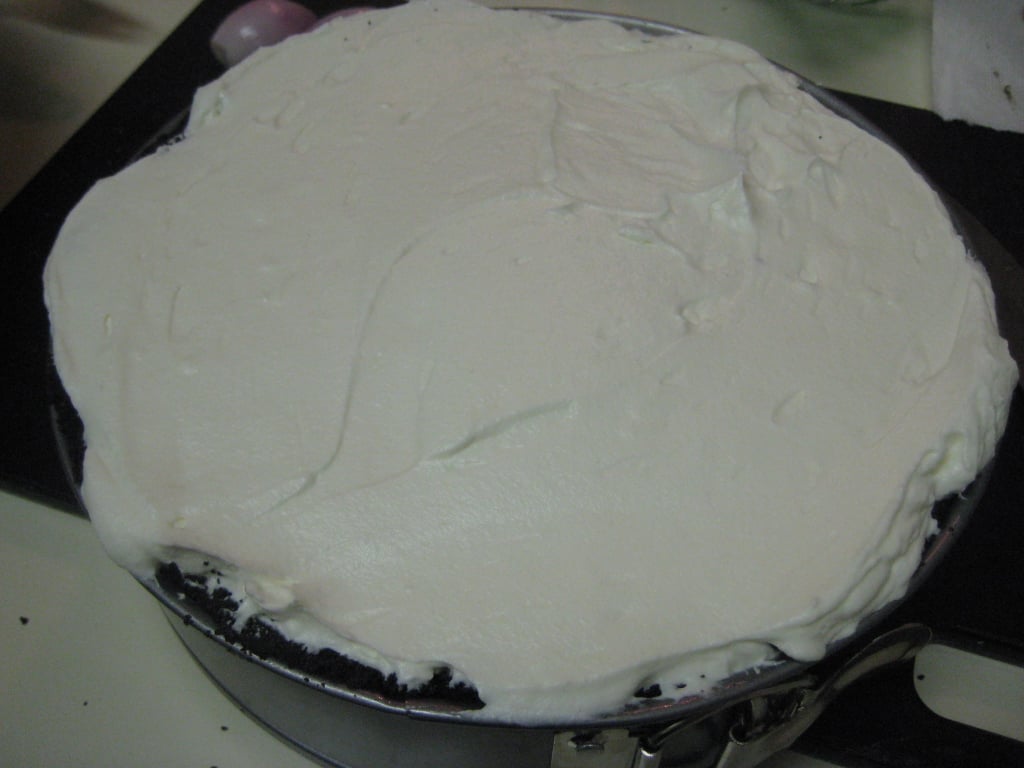 No-Bake Spiderweb Cheesecake