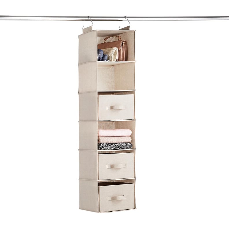 6-Compartment Hanging Sweater Organizer