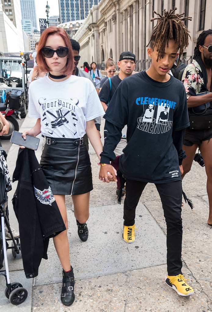 Sarah Snyder and Jaden Smith