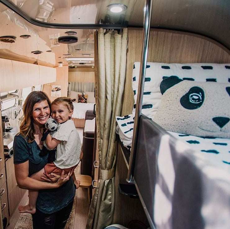 Never have bunk beds been more of a space saver than in an Airstream.