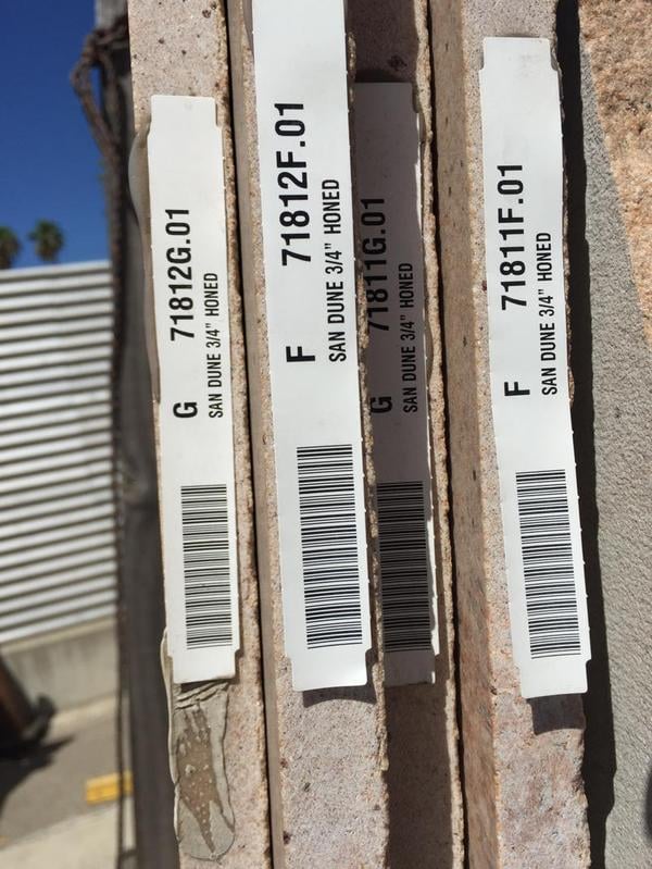 When they obsessed over their favorite granite slab samples.