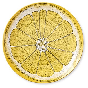 INNO-ARTS CORP. S/4 Lemon Melamine Salad Plates ($24) | Melamine Plates ...