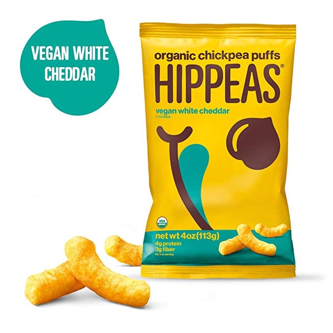 Hippeas Organic Chickpea Puffs in White Cheddar