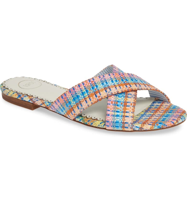 1901 Bryers Cross Band Slide Sandals