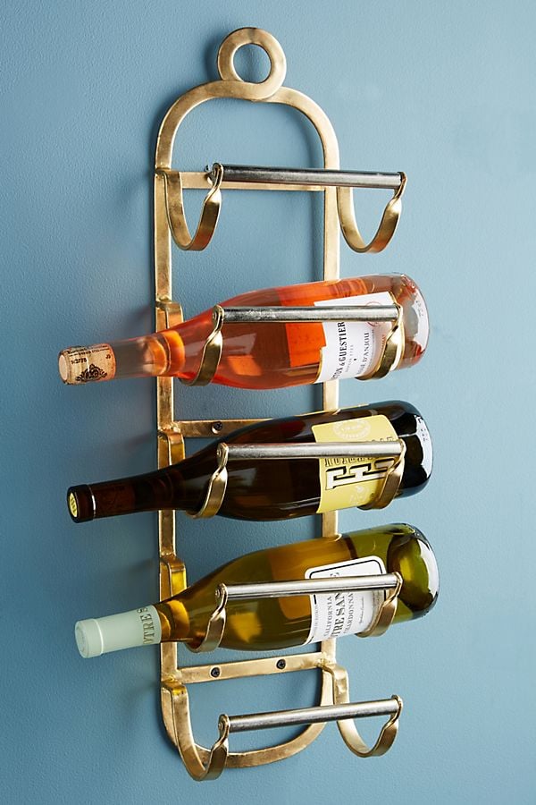 Antique Brass Wine Rack