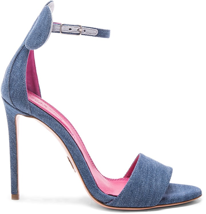 Oscar Tiye Denim Minnie Sandals ($580)