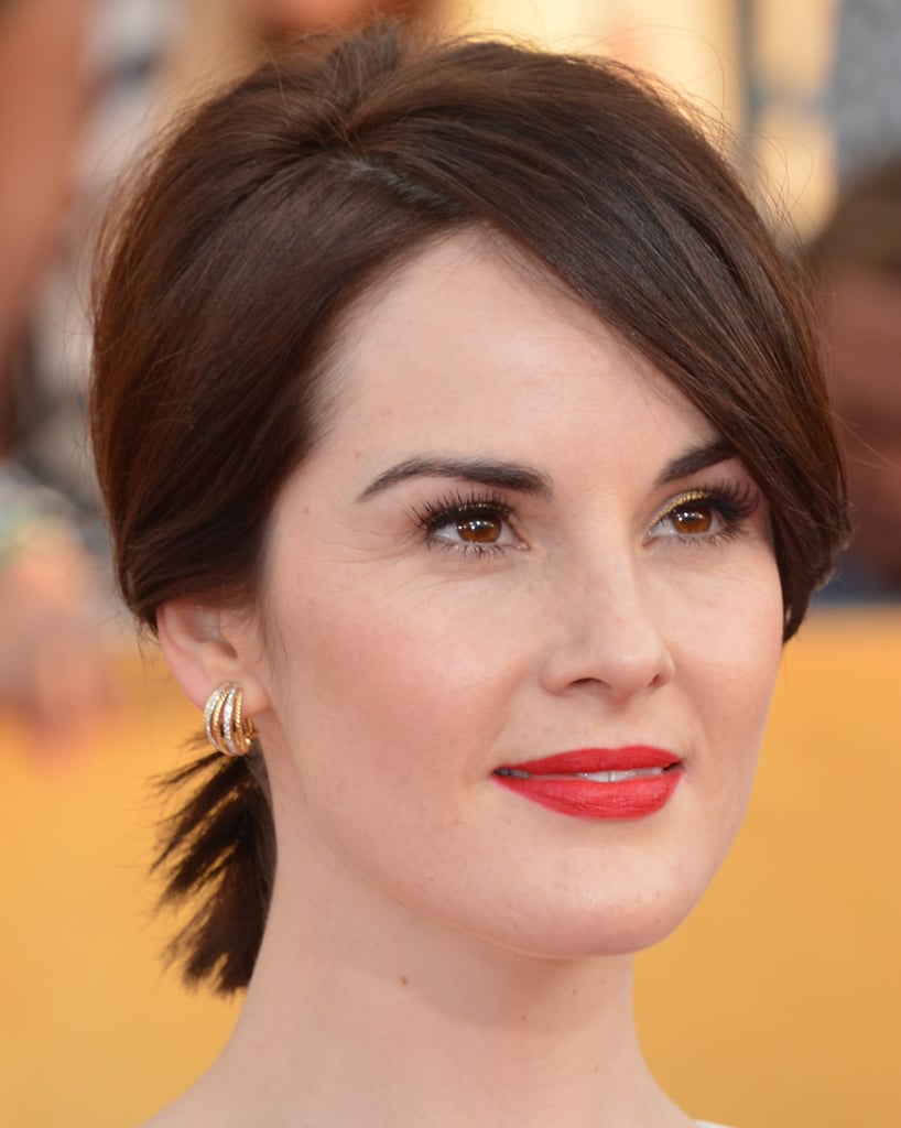 Have a shoulder-length bob? You, too, can wear a short pony. Just take Michelle Dockery's SAG Awards look as an example.