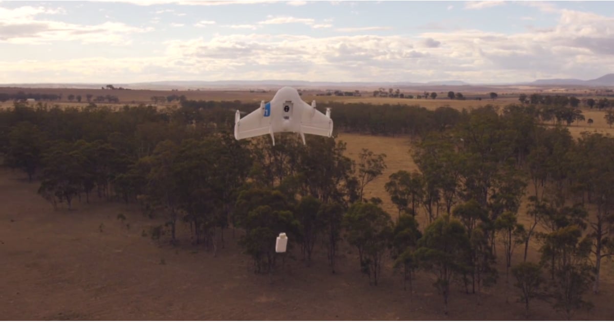 Google Drone Delivery POPSUGAR Tech