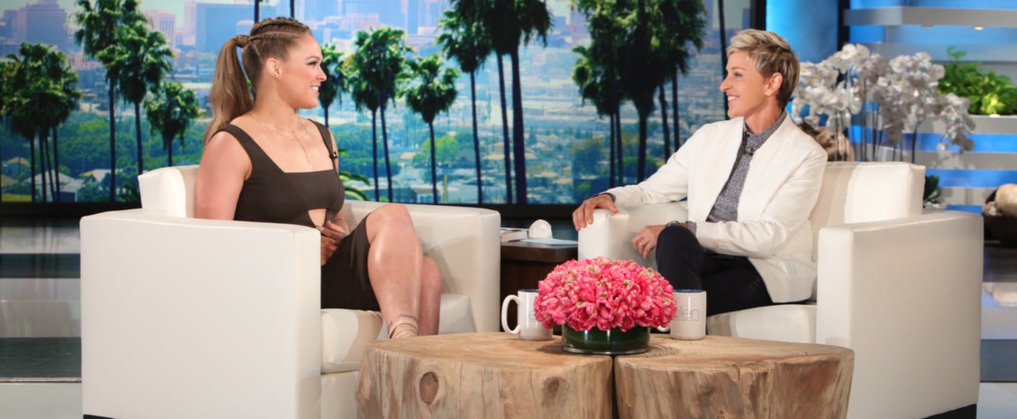 Ronda Rousey on The Ellen Show September 2015 Video | PS Celebrity