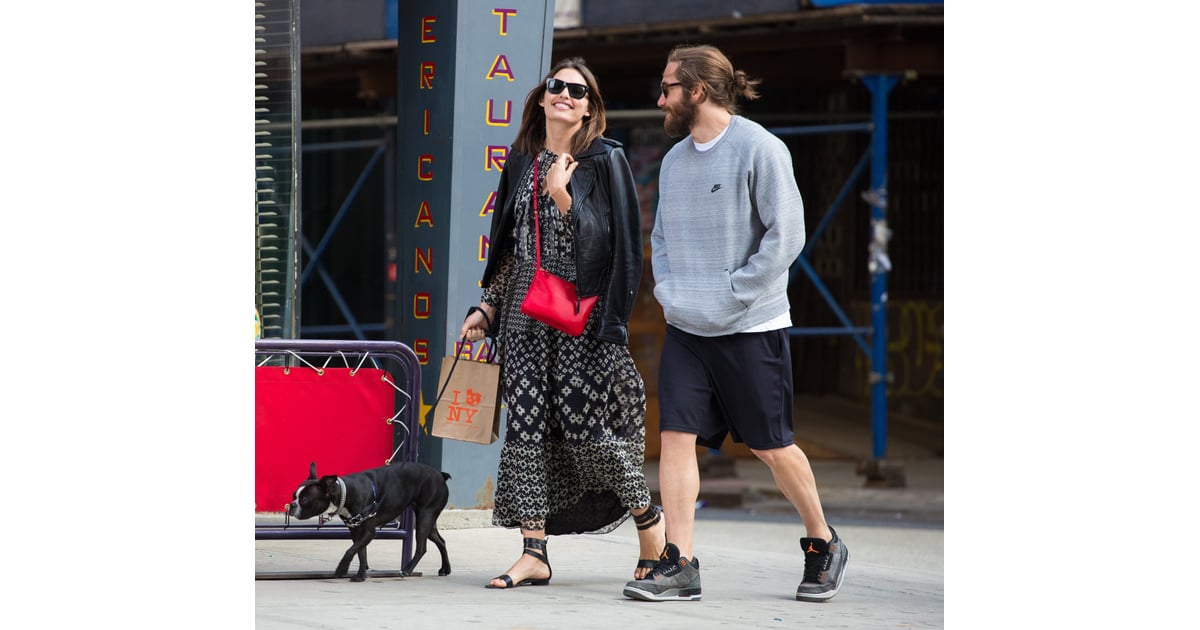 Jake Gyllenhaal and Alyssa Miller in NYC | Pictures | POPSUGAR ...