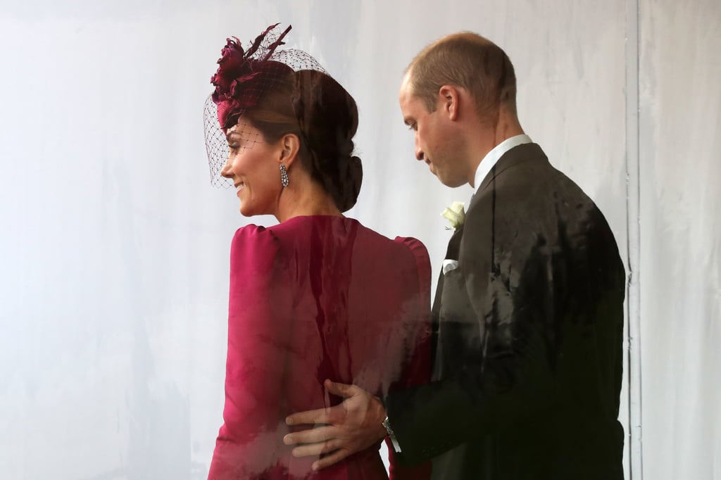 Prince William Touching Kate Middleton's Back Pictures
