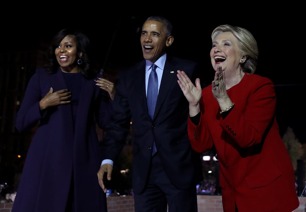 Obamas Campaign For Hillary Clinton in Philadelphia | Photos