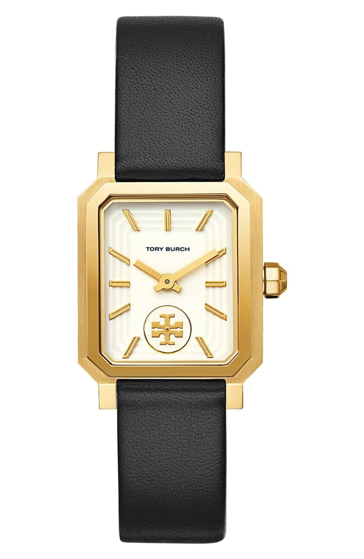 Tory Burch Robinson Leather Strap Watch | Stocking Stuffer Ideas For ...