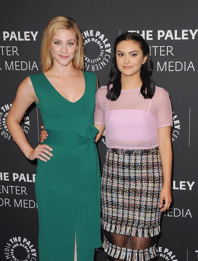 Lili Reinhart and Camila Mendes's Subtle Cat Eye and Pink Lip