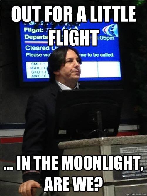 "Turn out your pockets . . . the TSA scanners will detect Marauder's Maps."