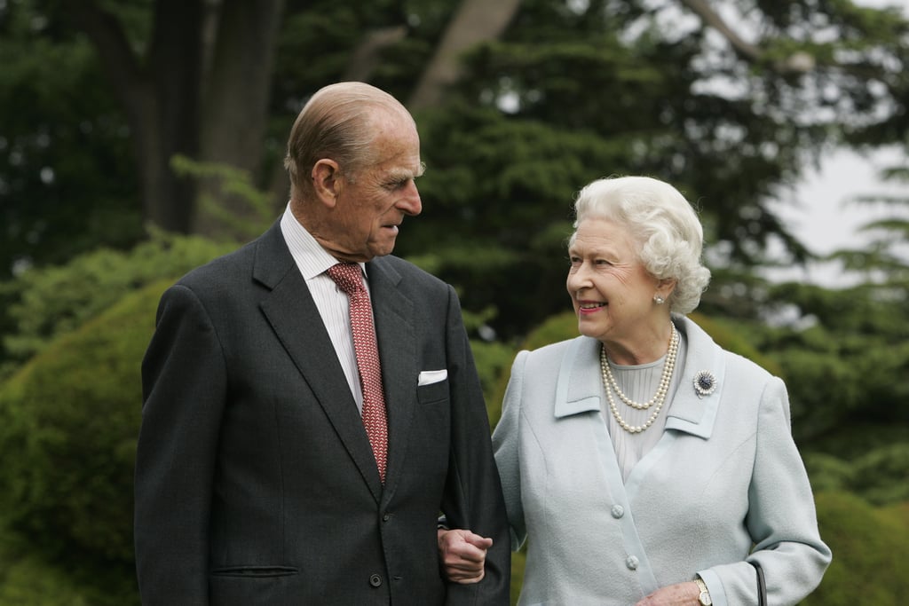 Queen Elizabeth II and Prince Philip celebrate their diamond anniversary in 2007