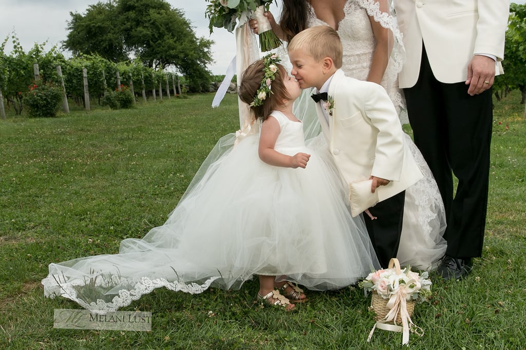 Adorable Flower Girls and Ring Bearers Kissing POPSUGAR Family Photo 6