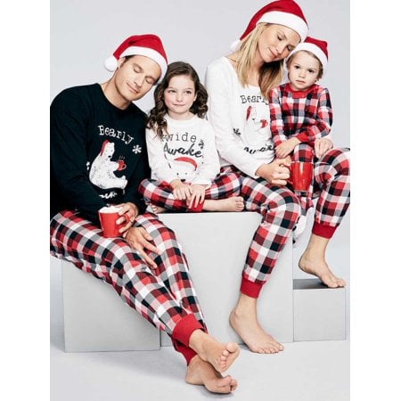Mom dad baby pajamas clearance
