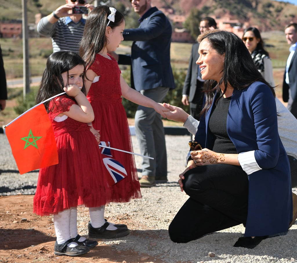 Prince Harry and Meghan Markle With Kids in Morocco Pictures