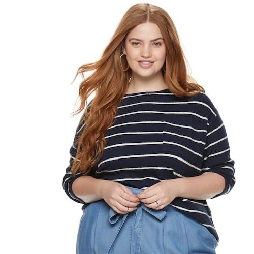 Plus Size Popsugar Pocket Pullover Sweater Plus Size Summer