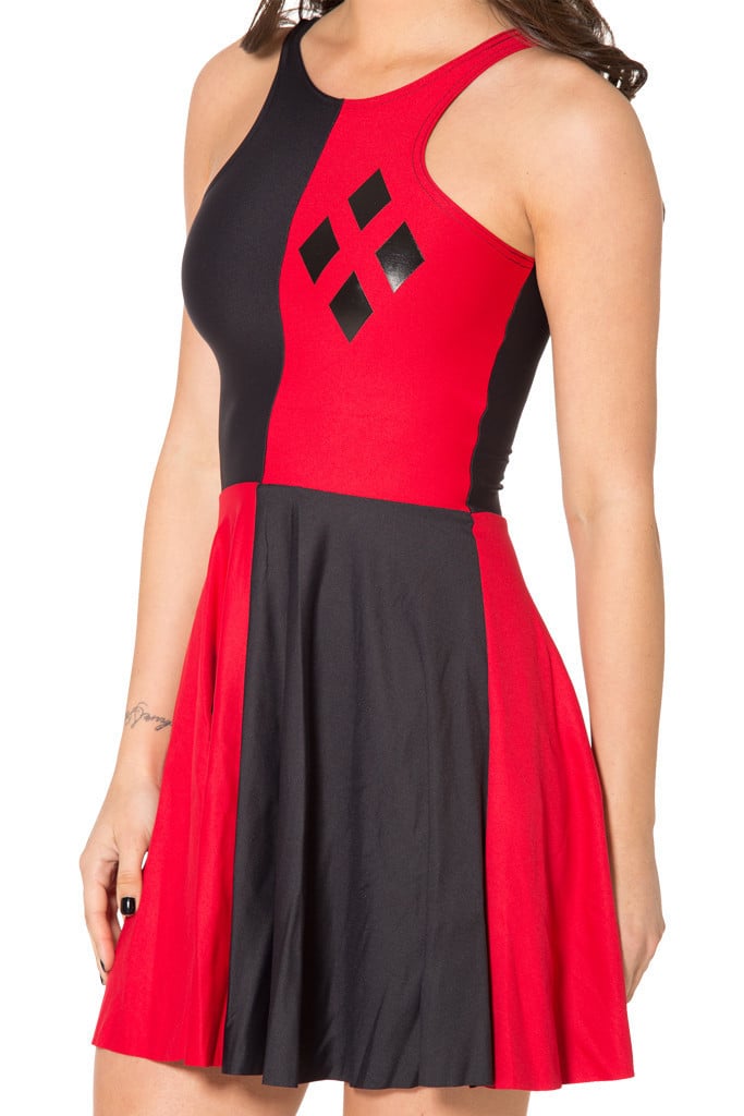 Harley Quinn Reversible Skater Dress ($70)