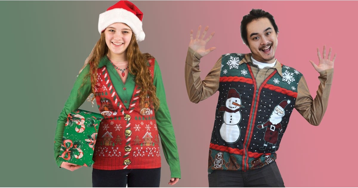 Ugly Christmas Sweater Vests at Target POPSUGAR Family