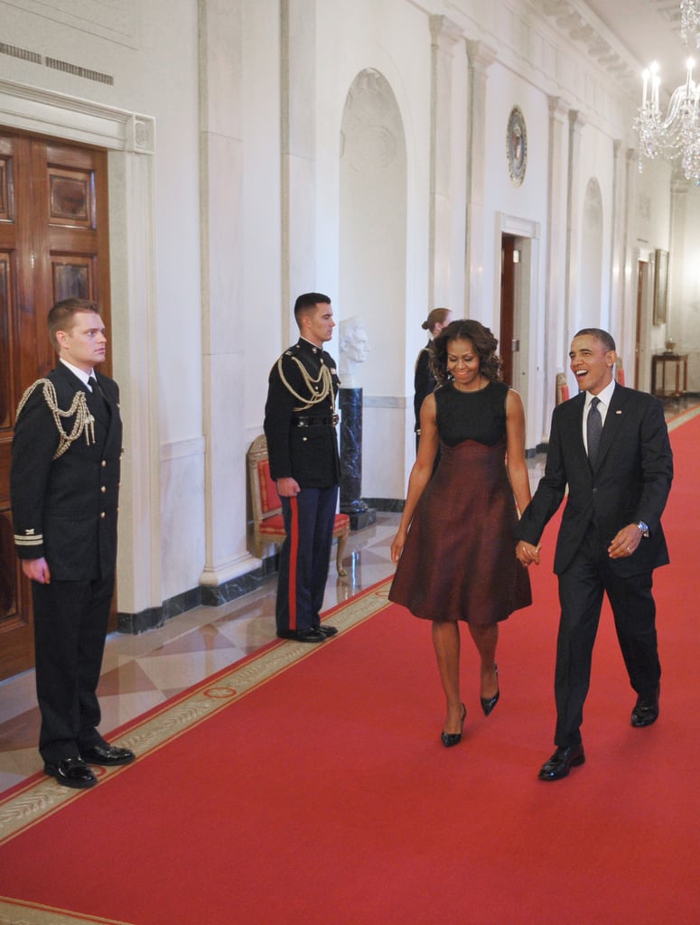 Never Underestimate the Bold Look of a Cranberry Dress