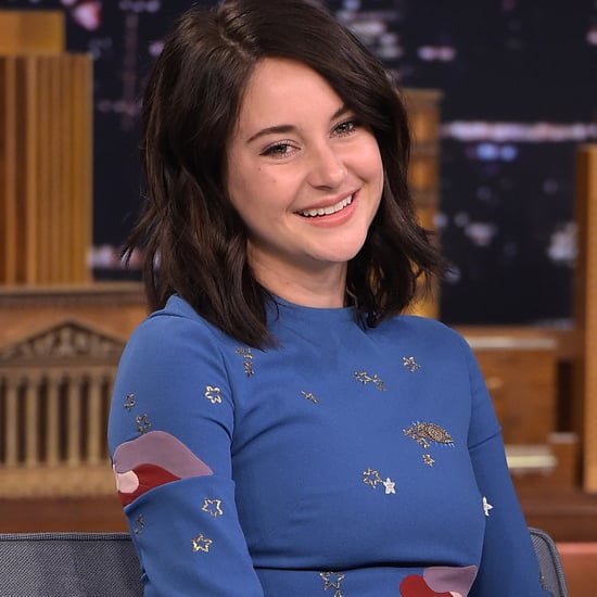 Shailene Woodley in Valentino Dress on Jimmy Fallon