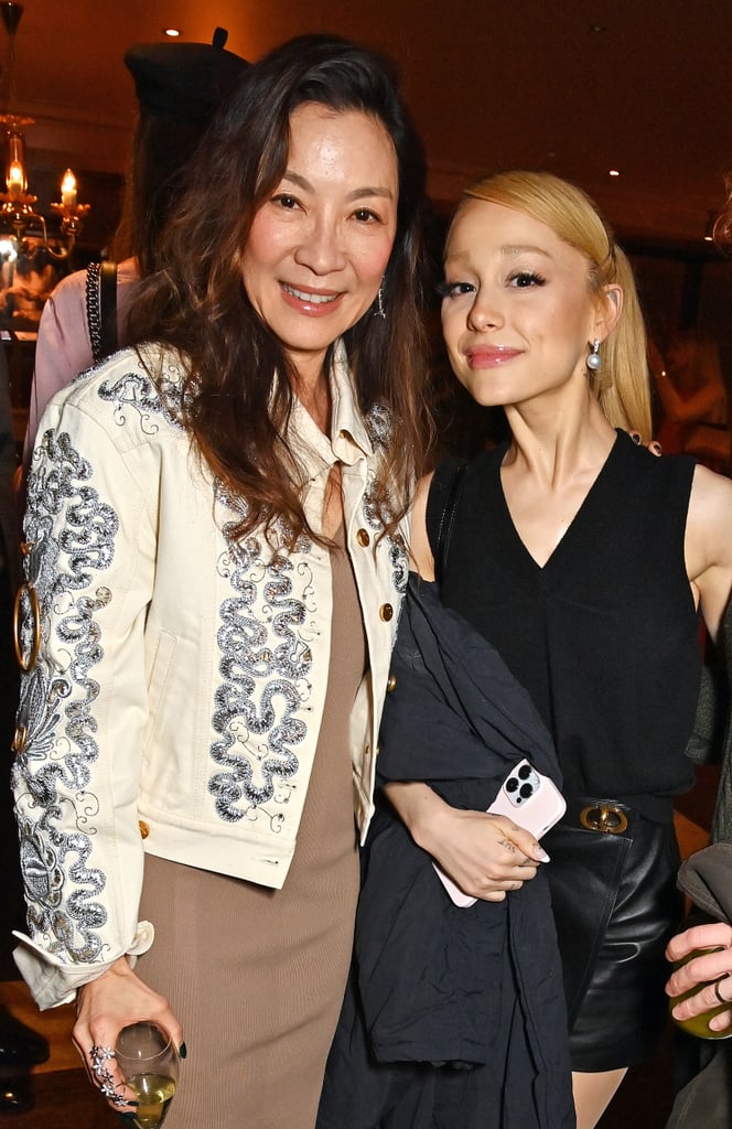 March 26, 2023: Ariana Grande and Ethan Slater Attend Michelle Yeoh's Oscar Party