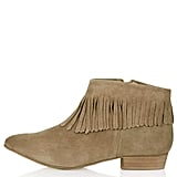 topshop flat ankle boots