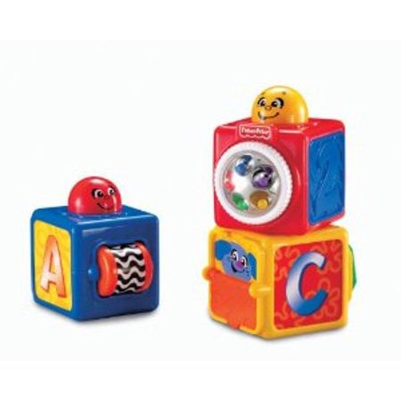 Fisher-Price Bright Beginnings Stacking Action Blocks