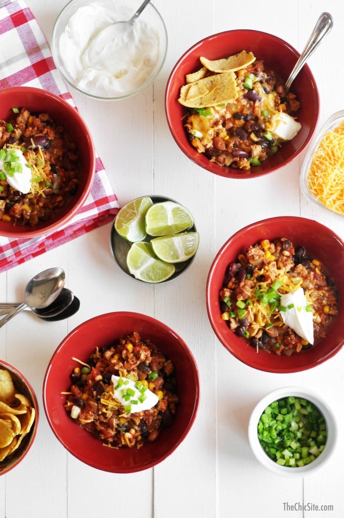 Slow-Cooker Turkey Chili