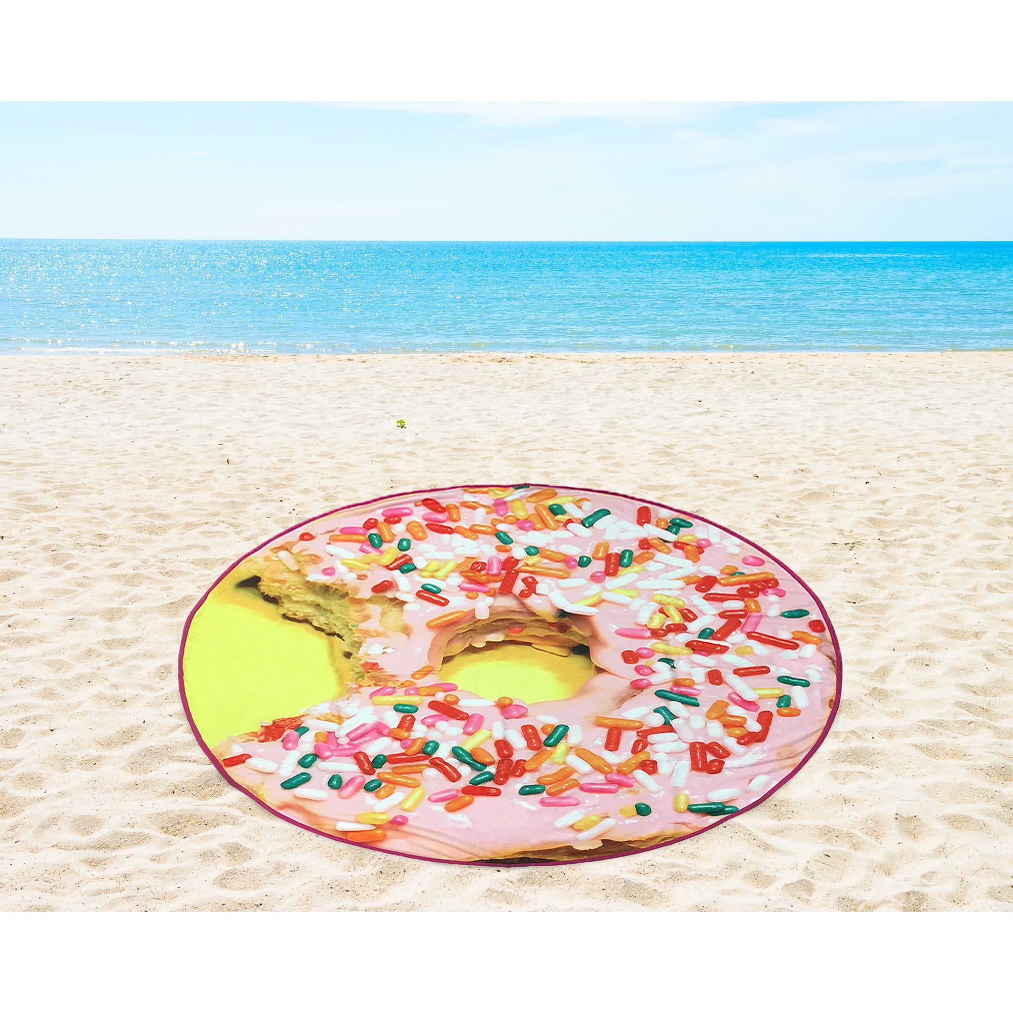 Mainstays round on sale beach towel