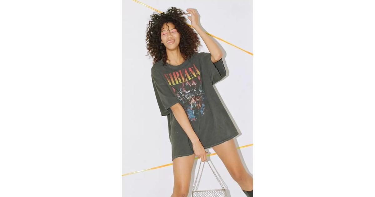 nirvana unplugged t shirt dress