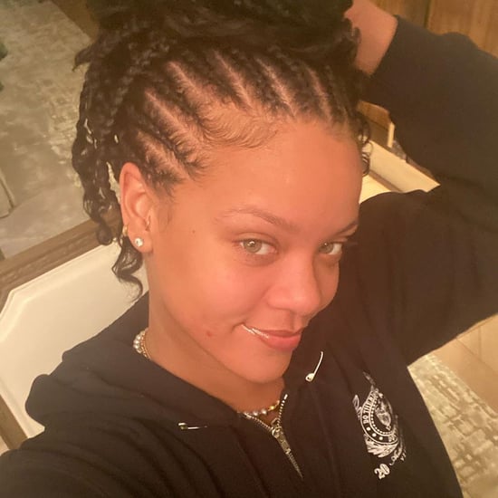 Rihanna Posts Makeup Free Selfie