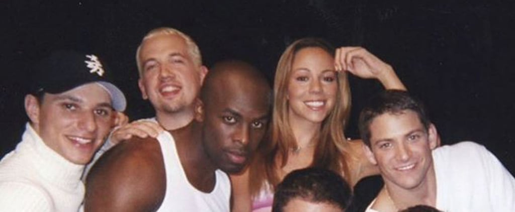 Mariah Carey, 98 Degrees, and Joe Flashback Photo