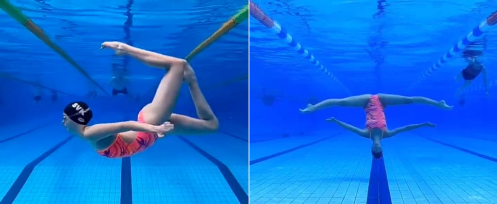 Underwater TikTok Videos From Synchronized Swimmer