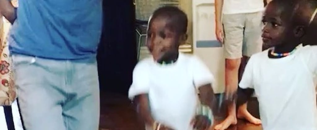 Madonna's Twin Daughters Dancing to "Holiday" Video 2017